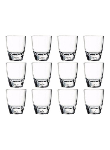 12-Piece Glass Set Clear 29ml