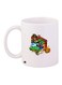 Video Game Printed Coffee Mug White/Brown/Green 11ounce