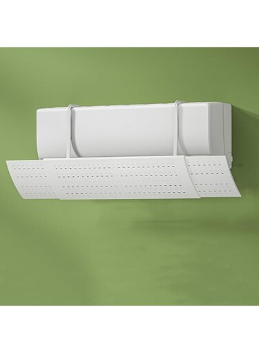 DDongdongqiang Split AC Air flow Deflector Adjustable Air Conditioning Wind Deflector Vent Deflectors Air Conditioning Vent Deflector Telescopic Windshield for Home