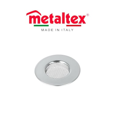 Metaltex Stainless Steel Sink Strainer with Mesh &ndash; 7.5cm Diameter