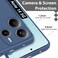 Xiaomi Redmi Note 14 5G Case,Liquid Gel Rubber Bumper Case with Soft Microfiber Lining Cushion, Slim Hard Shell Shockproof Protective Cover for Redmi Note 14 (Blue)