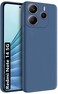 Xiaomi Redmi Note 14 5G Case,Liquid Gel Rubber Bumper Case with Soft Microfiber Lining Cushion, Slim Hard Shell Shockproof Protective Cover for Redmi Note 14 (Blue)