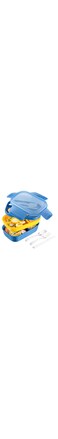 U-HOOME 1900ml Three Layers Lunch Bento Lunch Box Lunch Box for Adult and Kids Food Container Sealed Fruit Salad Box Microwave Oven Available Blue