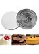 Round Cookie Biscuit Cutter Set 12 Metal Circle Biscuit Cutters SetPastry Donut Doughnut Ring Cutter Set Circle Round Cookie Cutters for Donut Pastries Fondant Cake