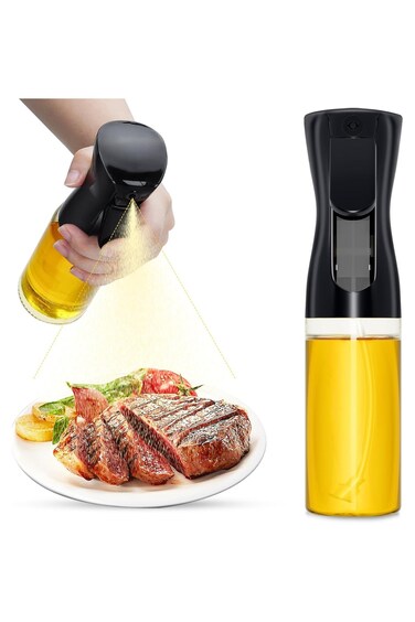 Oil Sprayer, Food-grade Oil Spray Mister, Portable Vinegar Bottle Oil Dispenser Spritzer for Air Fryer, BBQ Salad Cooking Baking Roasting Grilling Kitchen