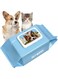 Belvery Dog Grooming Wipes Soft- Deodorizing Dog Wipes For Puppies and Cat Face Paw Ear And Butt, White, 100 pcs