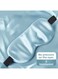 silk eye mask, shading light, 0 pressure sensitivity, relieving eye fatigue, sleeping, sleeping, traveling, traveling, lunch break, artifact - light blue
