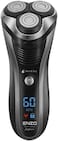 PrecisionWare Enzo EN-9309 Rechargeable Three Swivel Head Men's Electric Shaver, High-Performance Rotary Shaver With Precision Blades, LED Display, Long-Lasting Battery-Intl Version