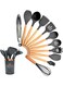 Silicone Kitchen Utensil Set &acirc;&euro;&ldquo; Heat-Resistant Non-Stick Cooking Tools with Spatula, Spoon, Turner, Whisk &amp; More, Durable Food-Grade Kitchen Gadgets for Safe Everyday Cooking &amp; Baking Multicolor
