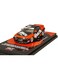 Solido Inno64 1/64 Scale Nissan Skyline GTR R32 7 Delta Hong Kong Car Dicast Model, Black/Orange
