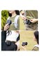 Portable Waist Clip Fan, 3 Speed Settings, USB Type-C Rechargeable, Dual Head Design, Strong Airflow