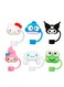 Straw Topper Caps - 6-Piece Set   Playful Cartoon Character Designs   Reusable &amp; Food-Grade for Cups, Tumblers, Drinks