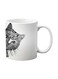 Cut Printed Ceramic Mug Grey Standard