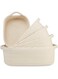 DAYONG 5 pieces Cutton Rope Woven Basket Baby Laundry Basket with Handle Storage Container For Clothes Blanket Toys Comforter Cushions Laundry Hamper（ off-white）