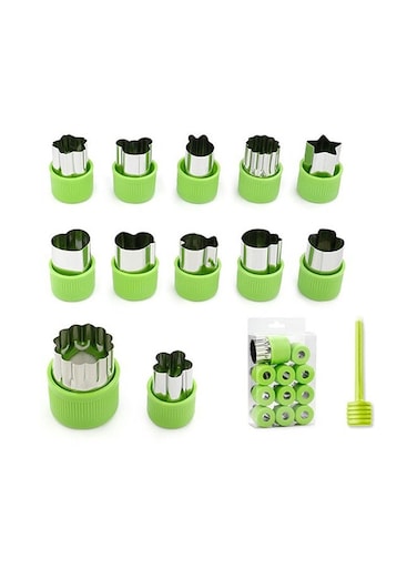 Kids Cookie Cutters Set Stainless Steel BPA-Free Different Shapes Sandwich, Cookie And Vegetable Cutters Mold For Kids DIY Cookies, Mini Pies, Fondant, Veggies,Gift for Toddlers &amp; Parents