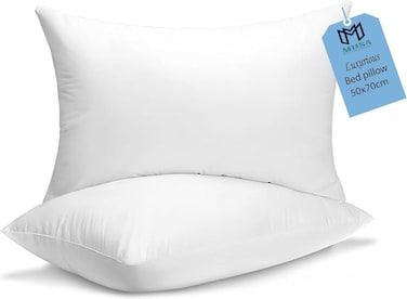 Luxurious Bed Pillow Set - 800 Gram Down Alternative, 48x70 cm (Pack of 2)