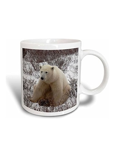 Polar Bear Ceramic Mug Multicolour