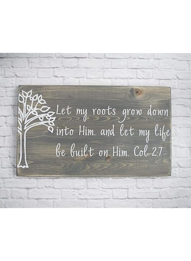 bpa Jerome George Christian Wood Sign &ndash; Bible Verse Wall Art &ndash; Scripture Wall D&eacute;cor &ndash; Wood Home Wall D&eacute;cor &ndash; Wood Sign Sayings &ndash; Mother&rsquo;s Day &ndash; Wedding Gift