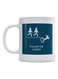 Follow The Leader Printed Coffee Mug Green/White 350ml