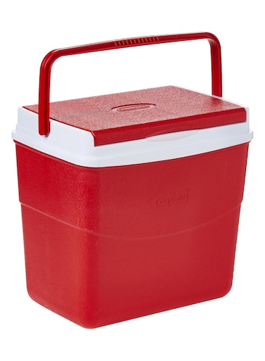 Keep Cold Plastic Picnic Cooler Icebox Lunchbox 20 Liters Red