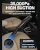 Cordless Handheld Vacuum Cleaner High Power 35000Pa Suction &amp; Blower 120W Dual Batteries, 230ml Dust Cup, 20 Brush Cleaning Kit