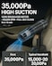 Cordless Handheld Vacuum Cleaner High Power 35000Pa Suction &amp; Blower 120W Dual Batteries, 230ml Dust Cup, 20 Brush Cleaning Kit