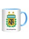 Styles Argentina Printed Mug Blue/White/Yellow