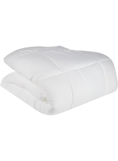 Linen Klub Duvet Comforter, All-Season Soft and Cozy Bedding, Size: Single Polyester White 155x225cm