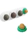 Catnip Balls for Cats- Rotatable Catnip Ball Cat Candy 5 in 1 Self-Adhesive Edible Catnip Toys, Catnip Wall Lick Treats Toys for Cats Kitten Kitty