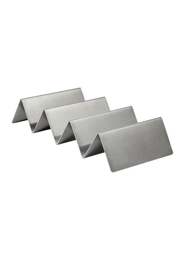8.6 Inch x 4 Inch Taco Stand, 1 Holds 3 Tacos Taco Rank - Reversible, Dishwasher Safe, Stainless Steel Taco Holder, For Hard Or Soft Shells,