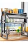 Heavy Duty Over The Sink Dish Drying Stand 3 Tier Large Dish Rack Over The Counter Dish Drying Rack