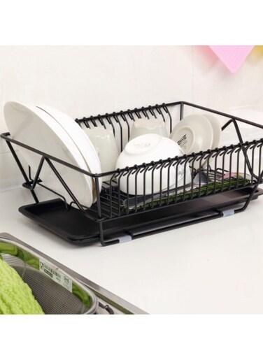 Kitchen Cutlery Multifunctional Storage Rack With Tray
