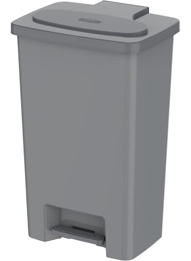 80L Step-On Waste Bin With Pedal (Pearl Grey) Pearl Grey 80 L