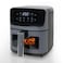Tradeo 4.5L Digital Air Fryer with Touch Screen, 1500W, Visual Window &amp; Timer Control