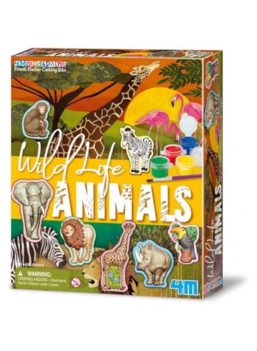 4M - 404775 - Mould And Paint - Wild Animals, Small