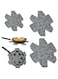 BomnKa Non-Woven Pot and Pan Protectors - Set of 12   Non-Slip Dividers Pads for Protecting and Separating Cookware   Multi-Size Compatibility   Stackable Pan Protectors for Cooking &amp; Dining