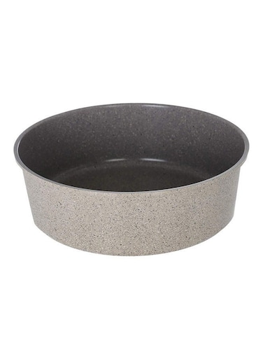 Rounded Ceramic Oven Dish Grey 28cm