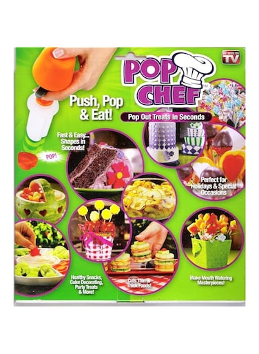 Collections Etc Pop Chef AB201-5 Push Pop And Eat