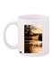 Nature Printed Coffee Mug White/Brown/Black