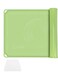 Pastry Mat Kit, Extra Thick Large Non Stick Baking Mat, with Edge Heighten, Reusable Food Grade Silicone Dough Rolling Mat, for Making Cookies, Macarons, Bread, Green