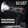 PrecisionWare Enzo EN-6114 Professional Hair Dryer, 2200W High-Power With Ionic Technology, 3 Heat Settings, 2 Speed Settings, Concentrator Nozzle-Intl Version
