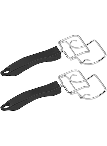 Amosfun Air Fryer Convection Toaster Oven Tray Extractors, Grills Extractor Grills Clip, Oven Food Clip Scald Resistant Clip Used to Quickly Remove 2 Pack