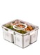 Fruit Storage Containers for Fridge with Lids, Handle and Removable Colanders, Portable Refrigerator Fruit Organizer Bins, BPA-Free Fresh Produce Saver &amp; Food Box