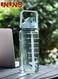 2 Liter Water Bottles,Motivational Water Bottle With Straw Time Marker,BPA-Free Leakproof Water Jug,Large Water Drink Jug For Home Office Outdoor Sport Fitness Gym,Green