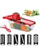 9-in-1 Mandoline Slicer With Interchangeable Blades &amp; Peeler