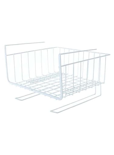 Under Shelf Basket-Multifunctional Stroge Dish Rack White