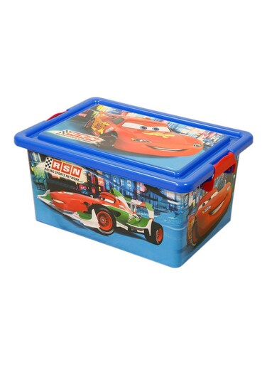 Cars Neon Racers Cup Plastic Storage Container Multicolour 7Liters