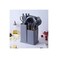 19pcs Grey silicone spatula set with holder&mdash;heat-resistant, BPA-free, safe for nonstick cookware.