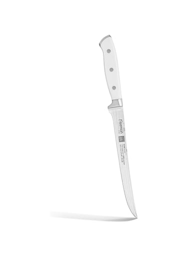 Fissman 8'' Stiff Fillet Bonn Series, with Sharp Blade and Sturdy Non Slip Handle, Minimalist Design, Stainless Steel, Suitable for Home Restaurant