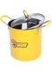 Deep Fryer Pot, 304 Stainless Steel Japanese Fryer Pan with Oil Filter Mesh, Lid and Silicone Nonslip Handles on Both Sides, Non Stick Fryer Uniform Heating for General Purpose Gas
